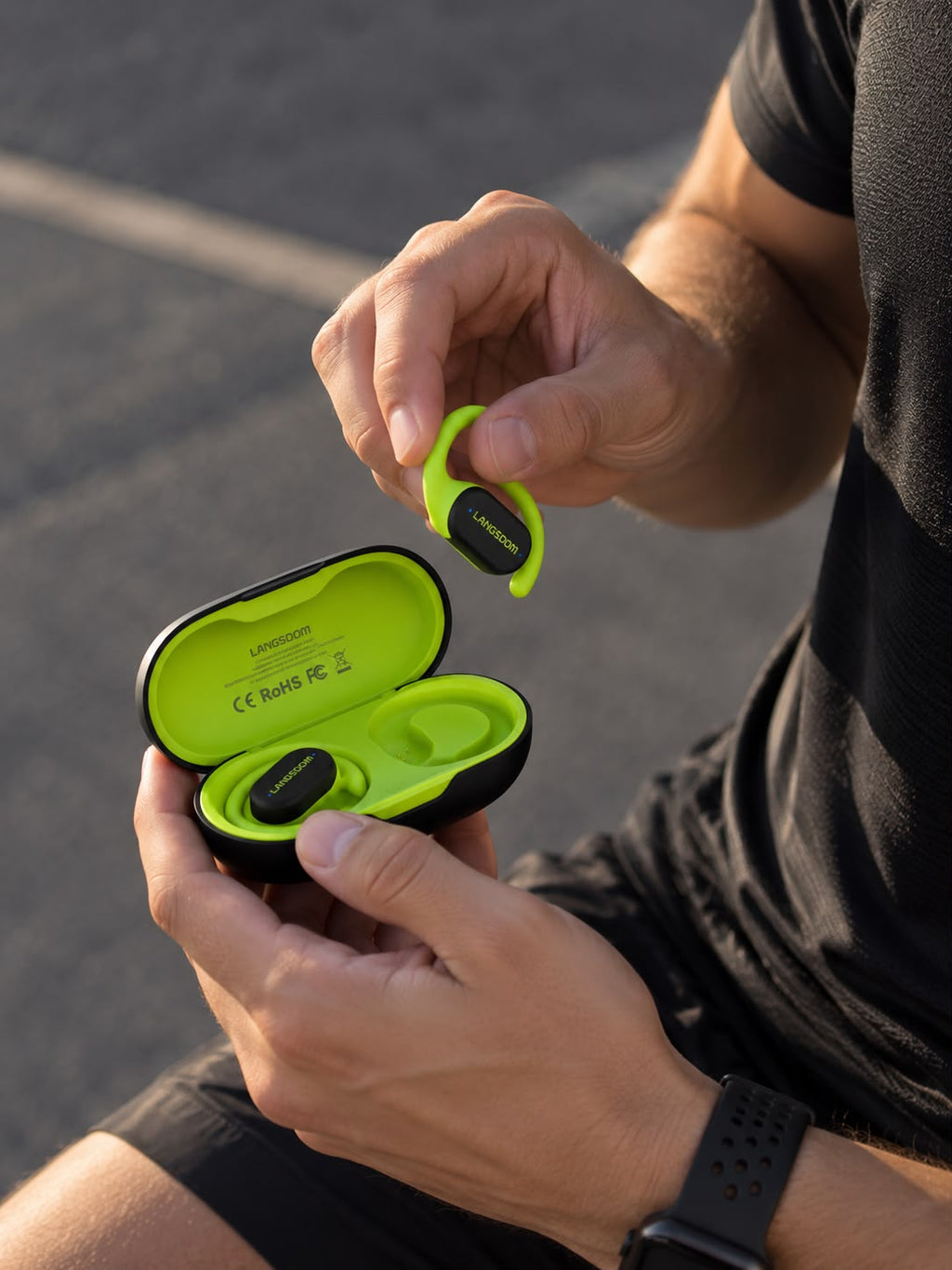 Auriculares Bluetooth Deportivos Open Ear Langsdom AirNova